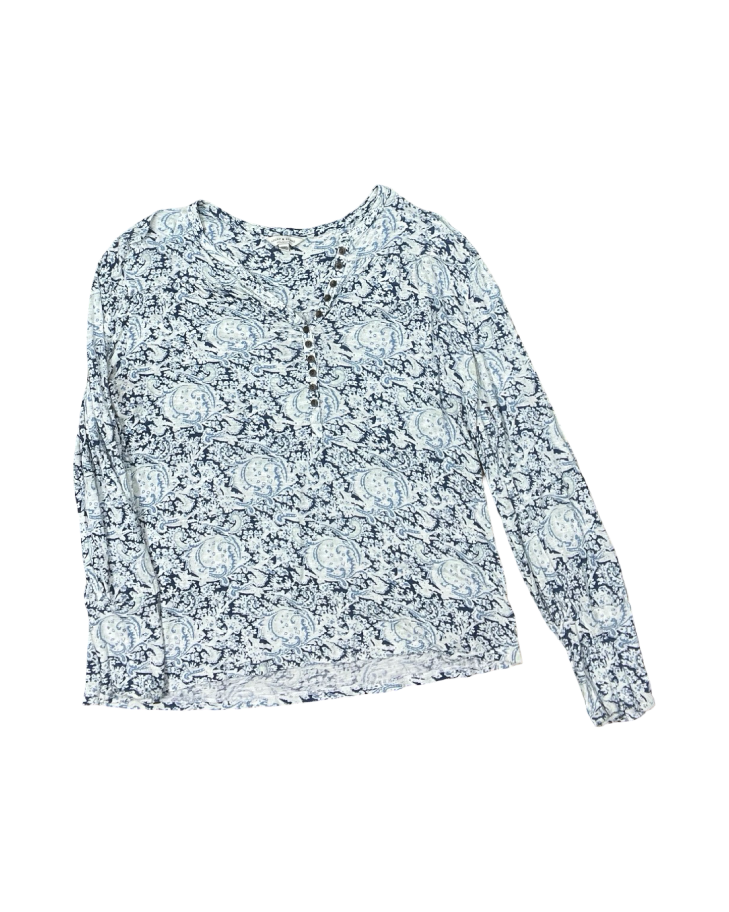 Top Ls By Lucky Brand In Blue, Size:M