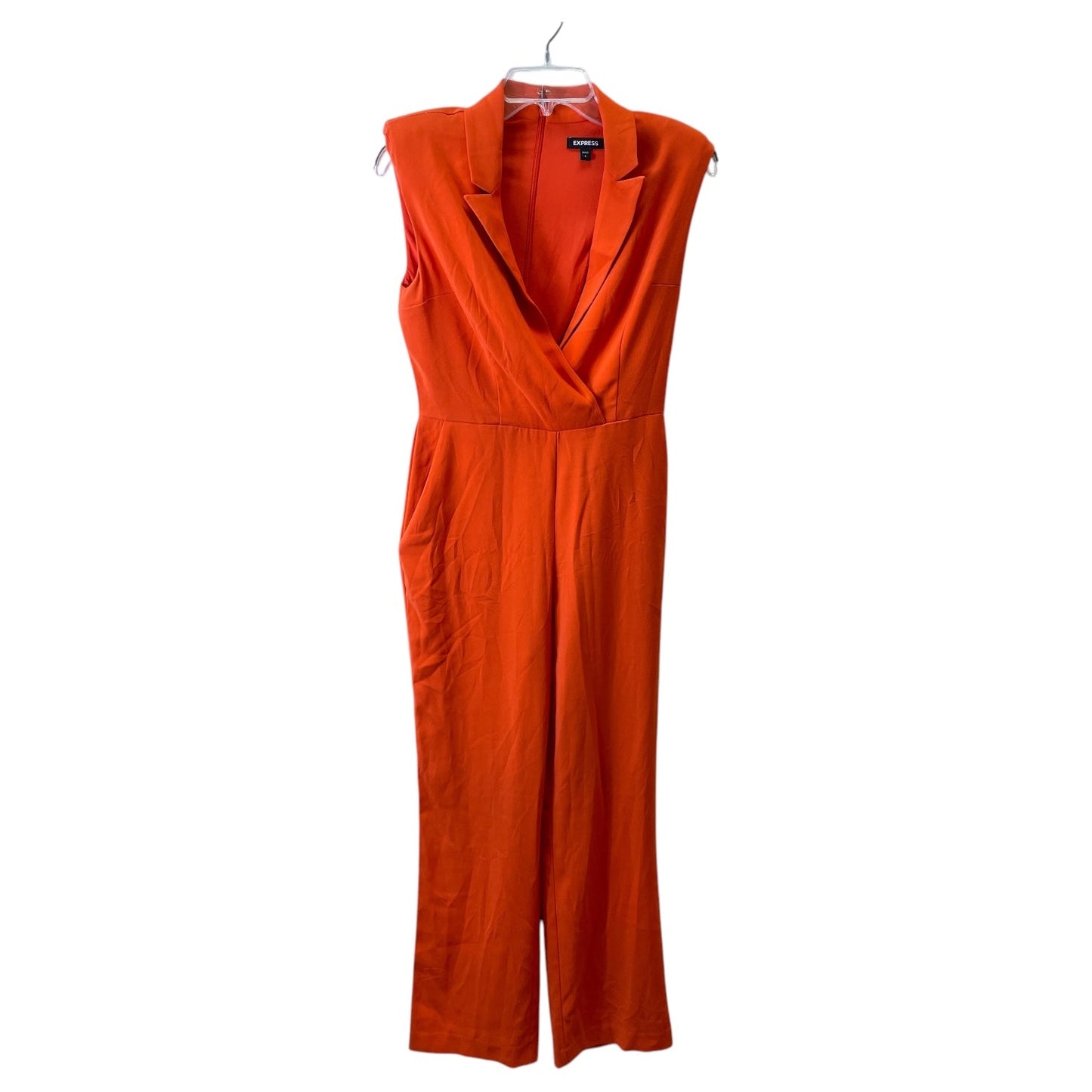 Jumpsuit By Express In Orange, Size:6