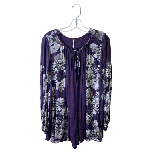 Top Ls By Free People In Purple & Red, Size:Xs