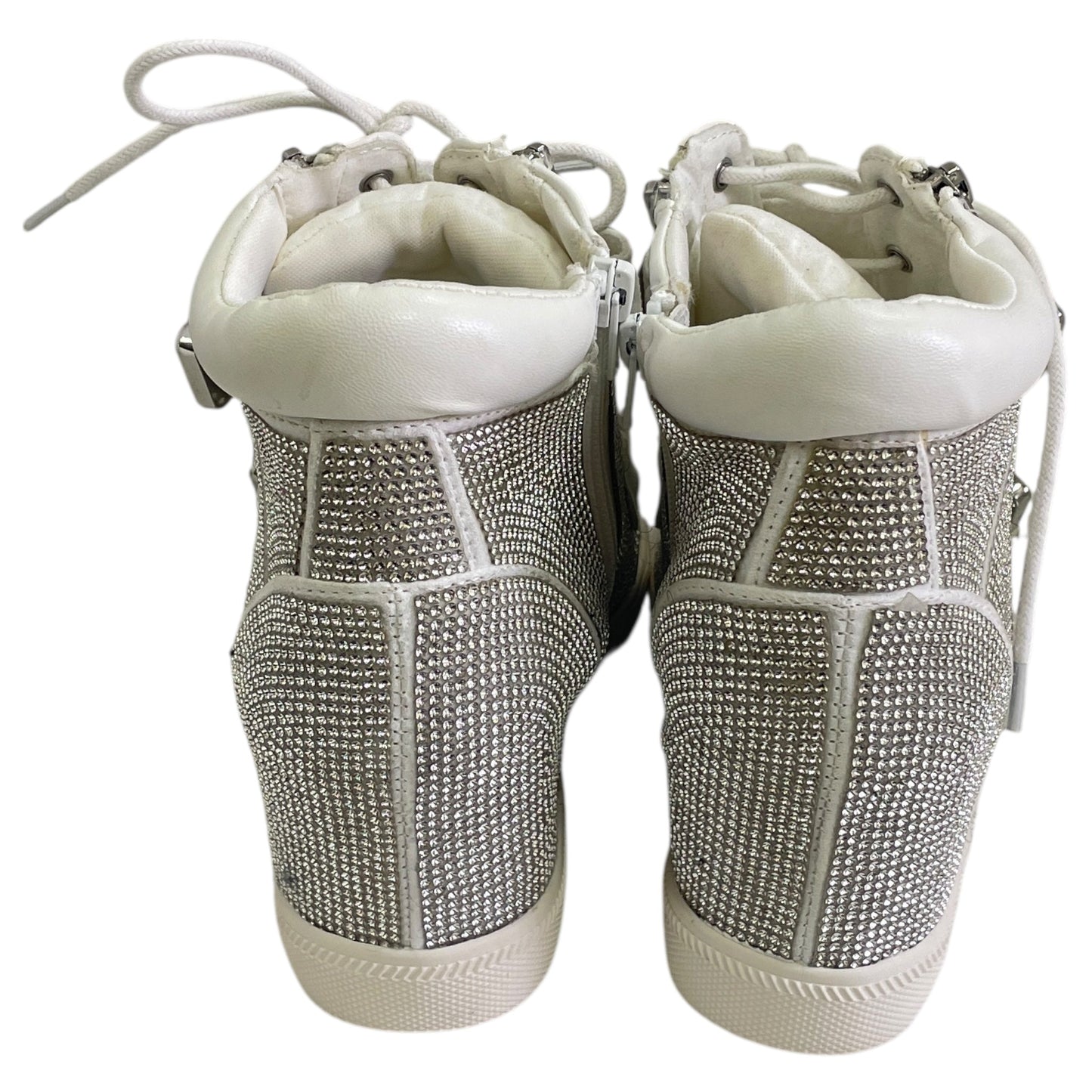 Shoes Sneakers By Inc In Silver, Size:9