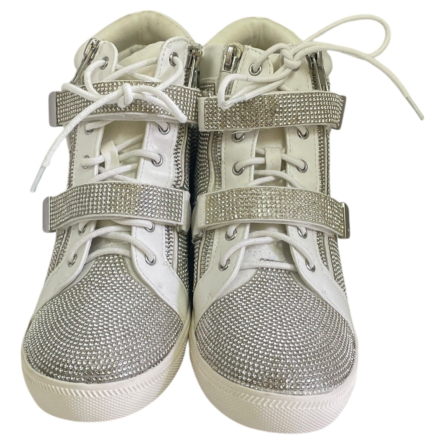 Shoes Sneakers By Inc In Silver, Size:9