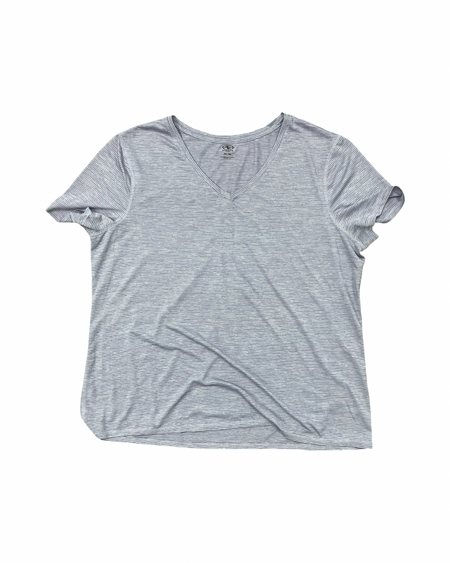 Athletic Top Ss By Athletic Works In Purple, Size:2X