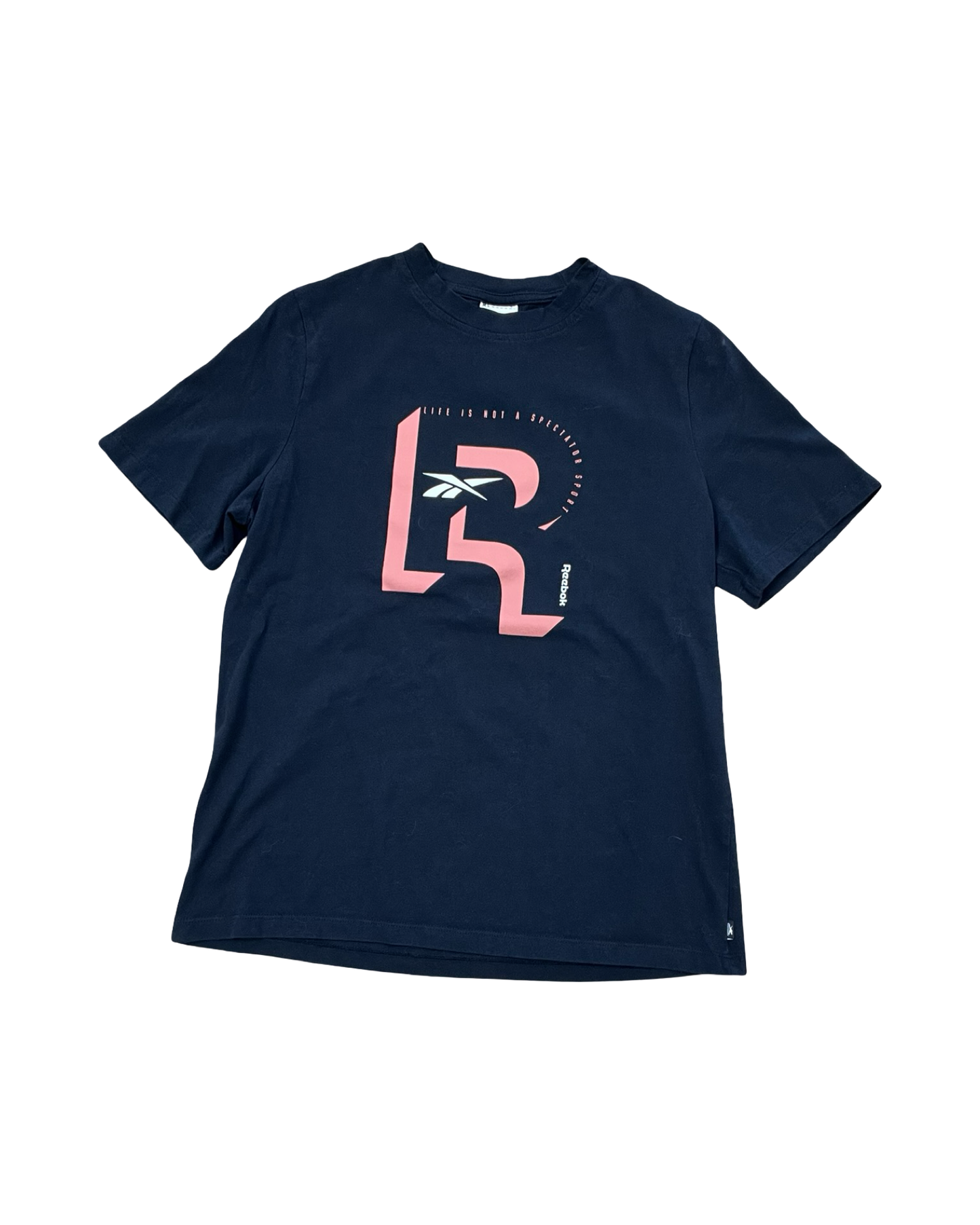 Athletic Top Ss By Reebok In Black, Size:M