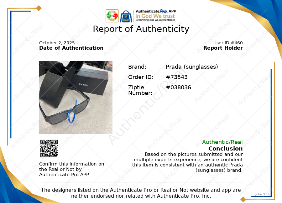 Sunglasses Luxury Designer By Prada