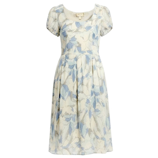 Silk Blend Dress Casual Short By Moulinette Soeurs X Anthropologie In Floral Print, Size: 6