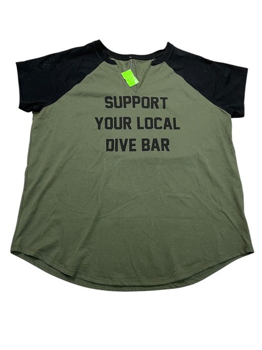Top Ss By Torrid In Green, Size:1X