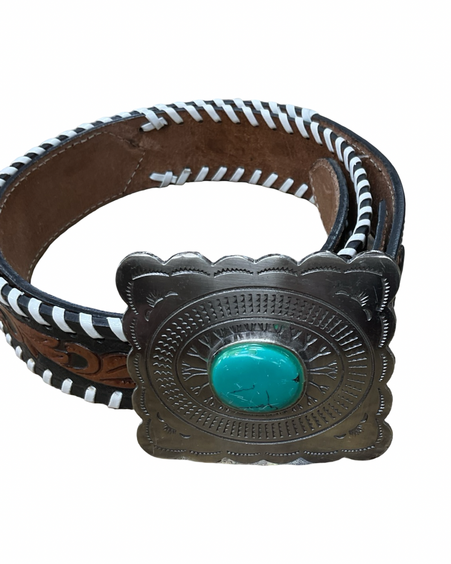 Belt By Clothes Mentor In Black & Brown