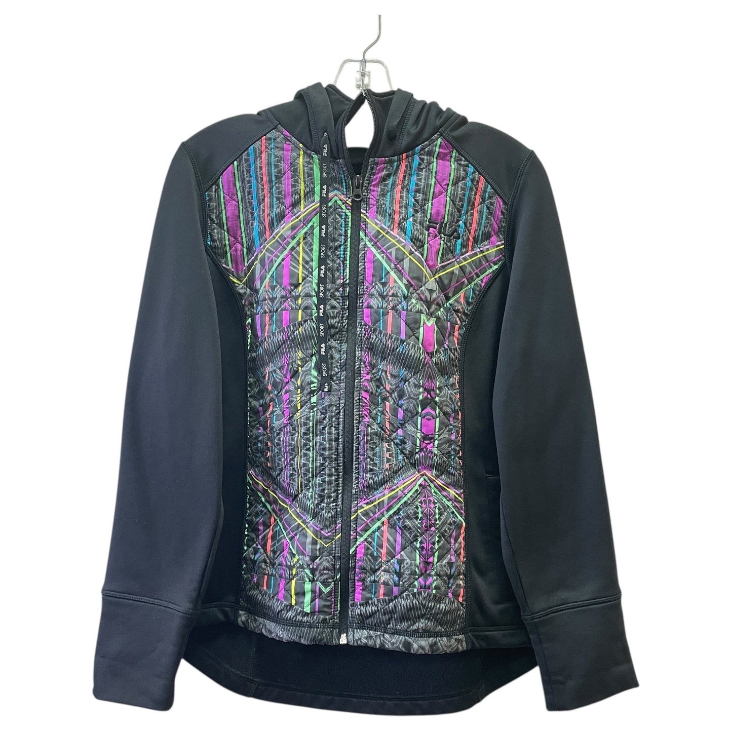 Athletic Jacket By Fila In Multi, Size:Xl