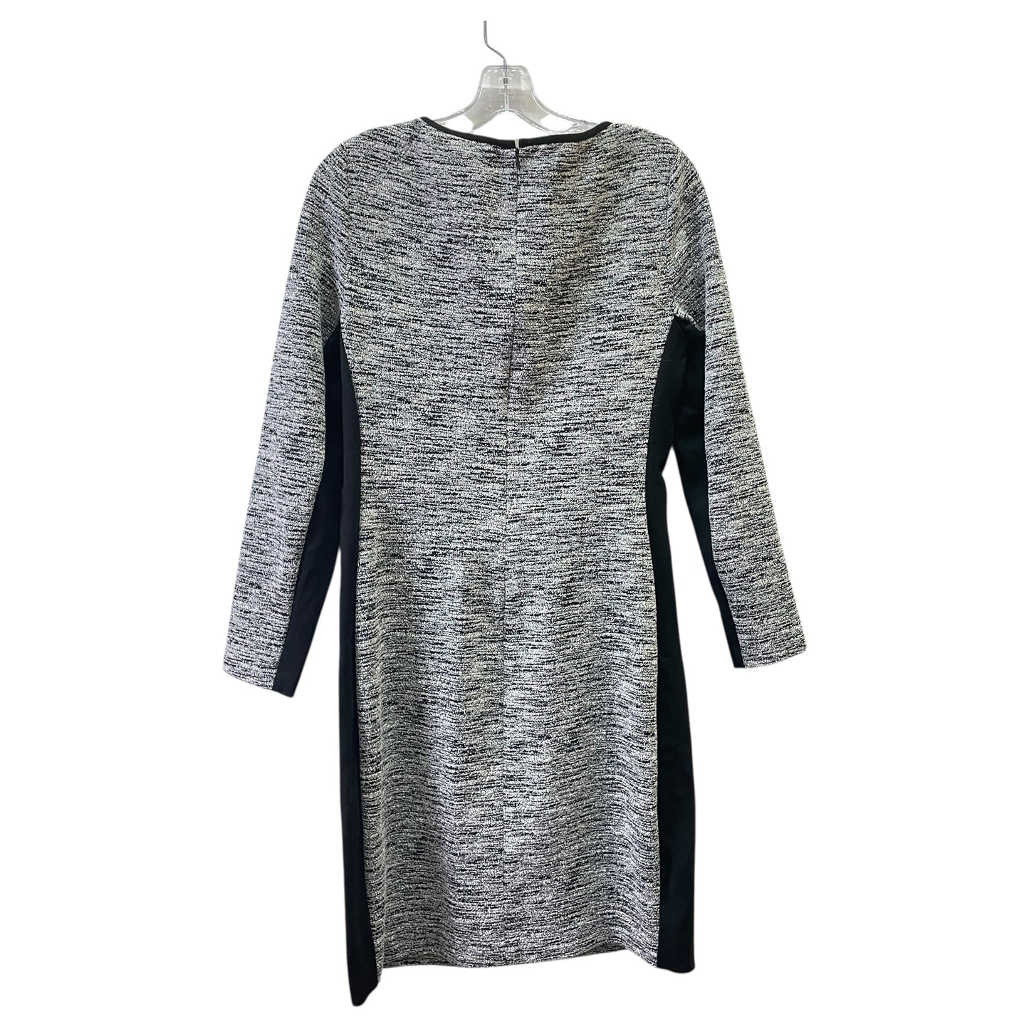 Dress Work By Lauren By Ralph Lauren In Black & White, Size:12