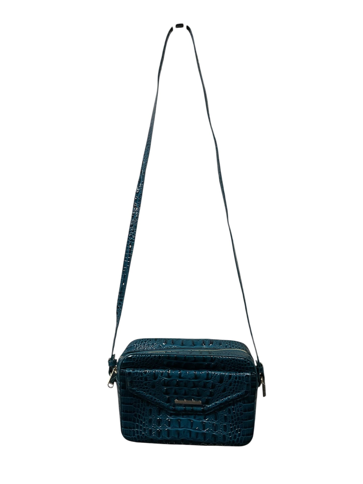 Handbag Designer By Brahmin In Teal, Size:Small