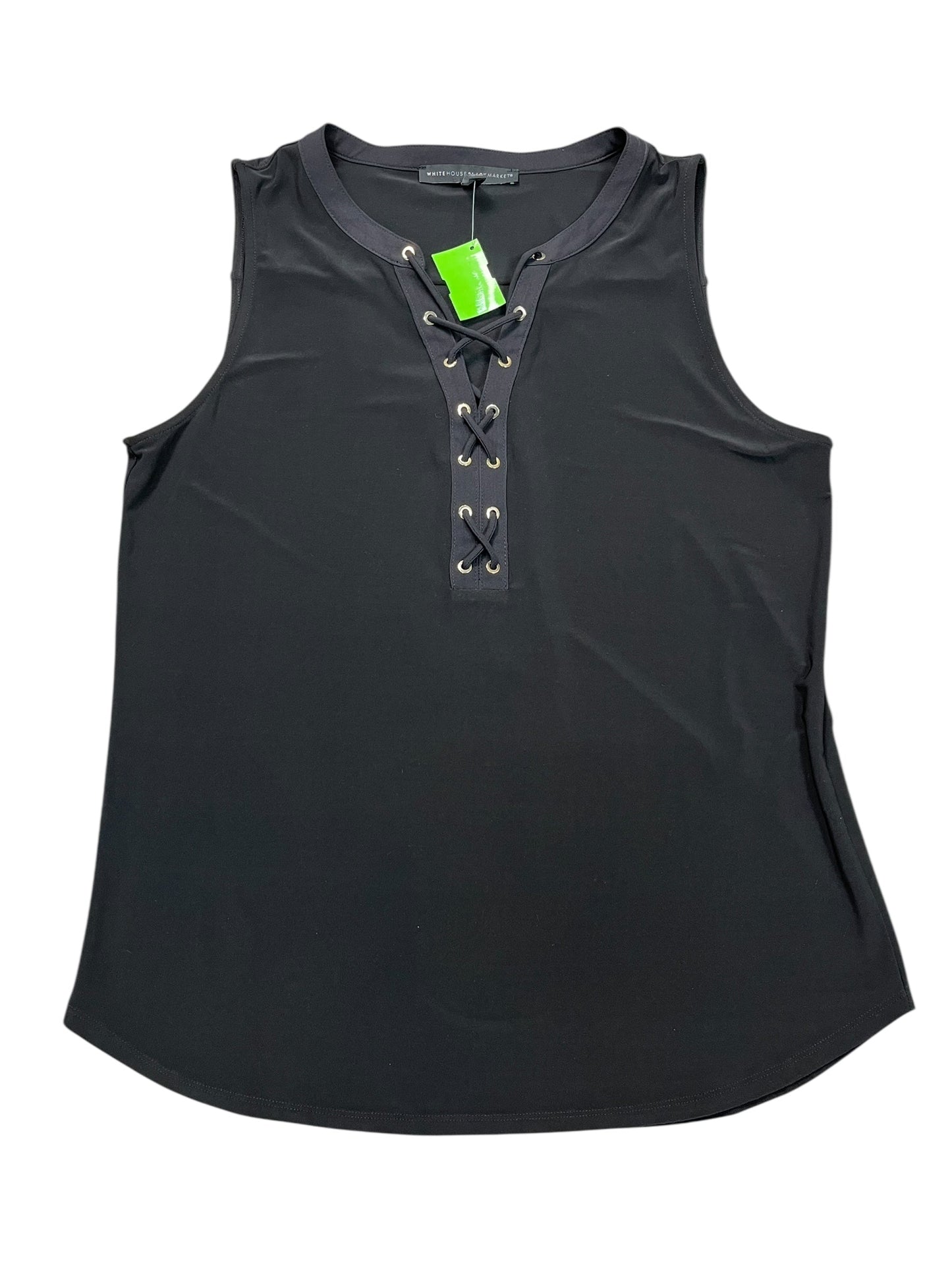 Blouse Sleeveless By White House Black Market In Black, Size:L