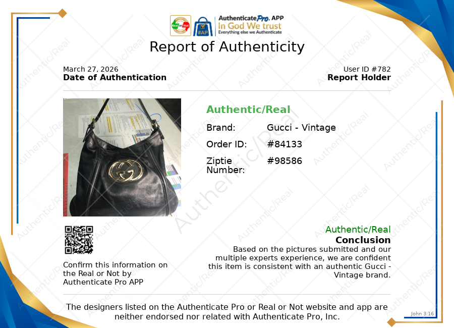 Handbag Luxury Designer By Gucci, Size: Medium