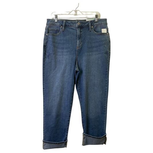 Capris By Style And Company In Blue Denim, Size:16