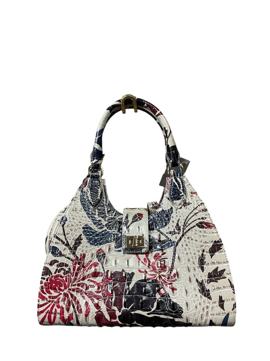 Handbag Designer By Brahmin In Cream, Size:Small