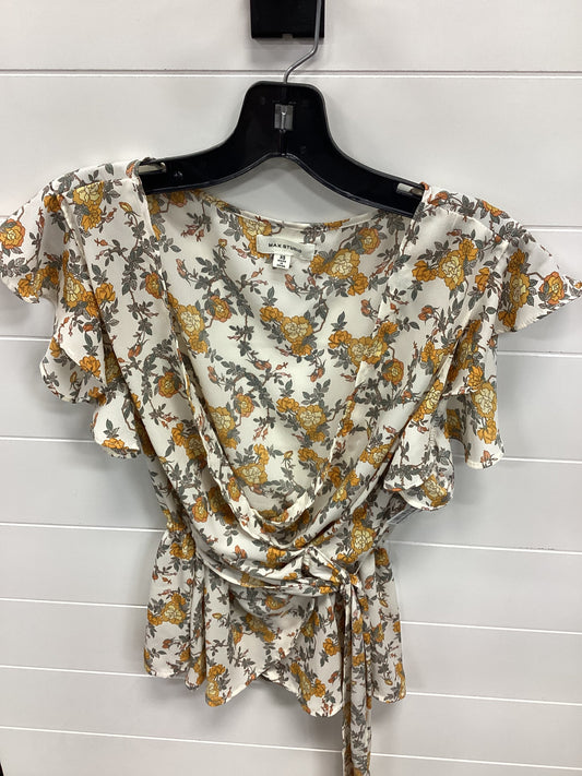Top Ss By Max Studio In Floral Print, Size:Xs