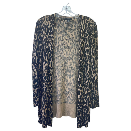 Cardigan By Halogen In Animal Print, Size:M