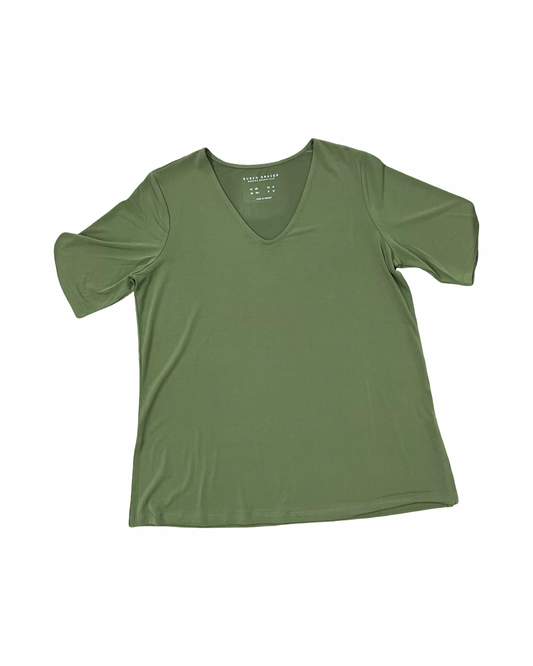 Top Ss By Susan Graver In Green, Size:M