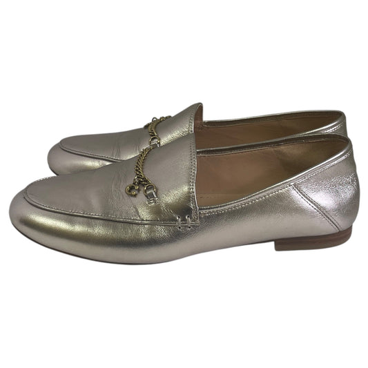 Shoes Designer By Coach In Gold, Size:8
