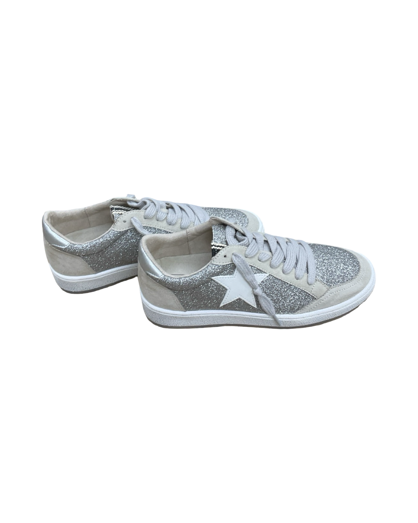 Shoes Sneakers By Shu Shop In Silver, Size:7.5