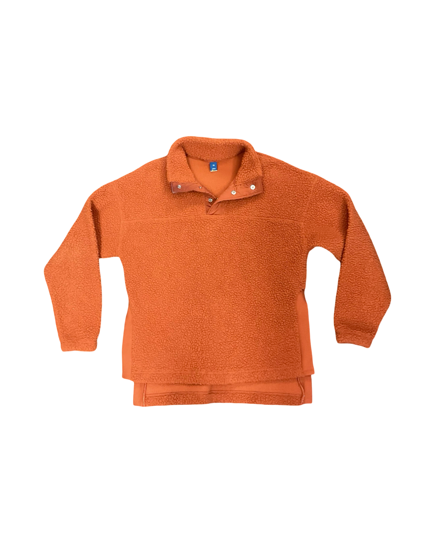 Sweatshirt Collar By Clothes Mentor In Orange, Size:Xs