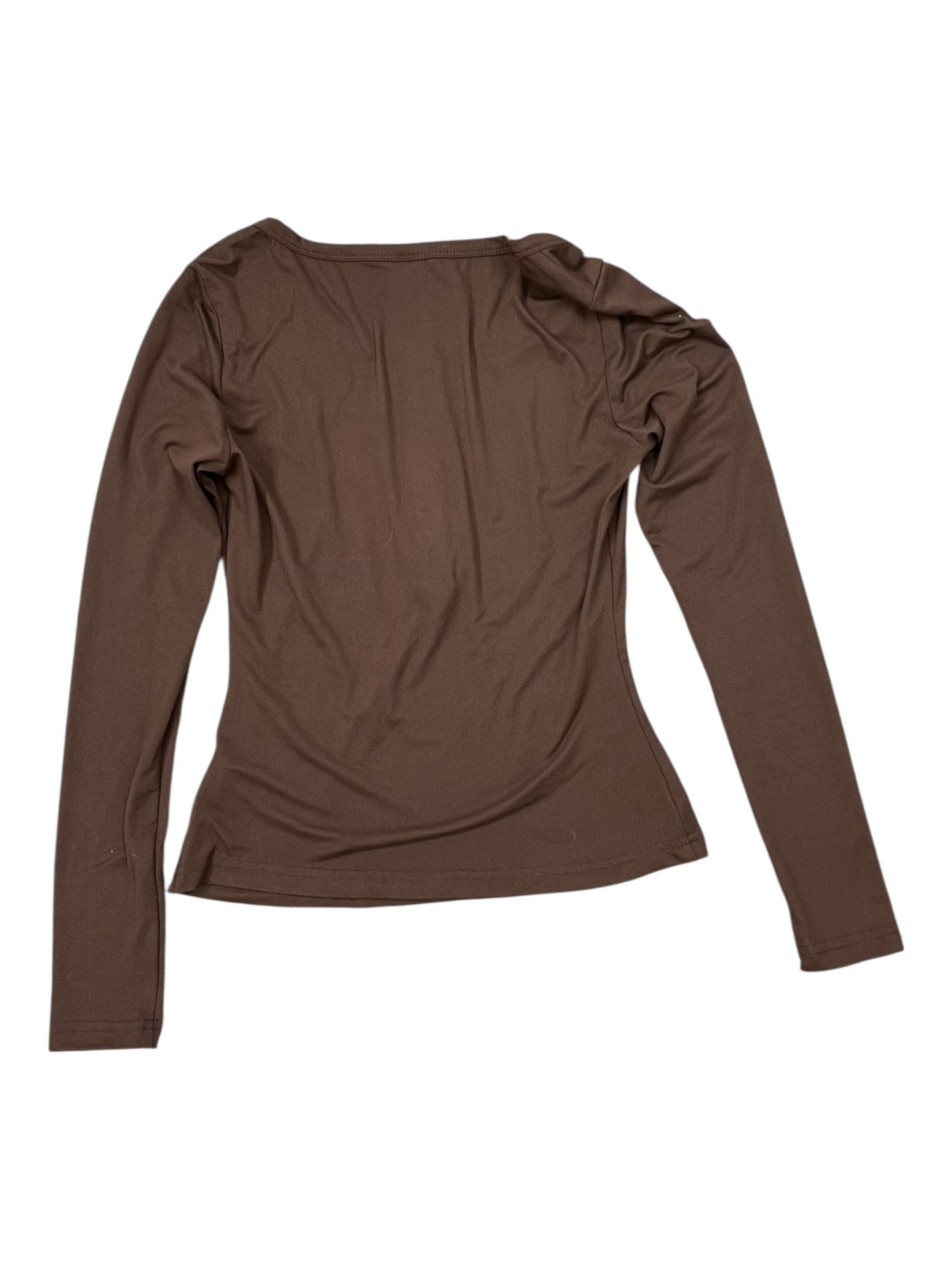 Top Ls By Shein In Brown, Size:S