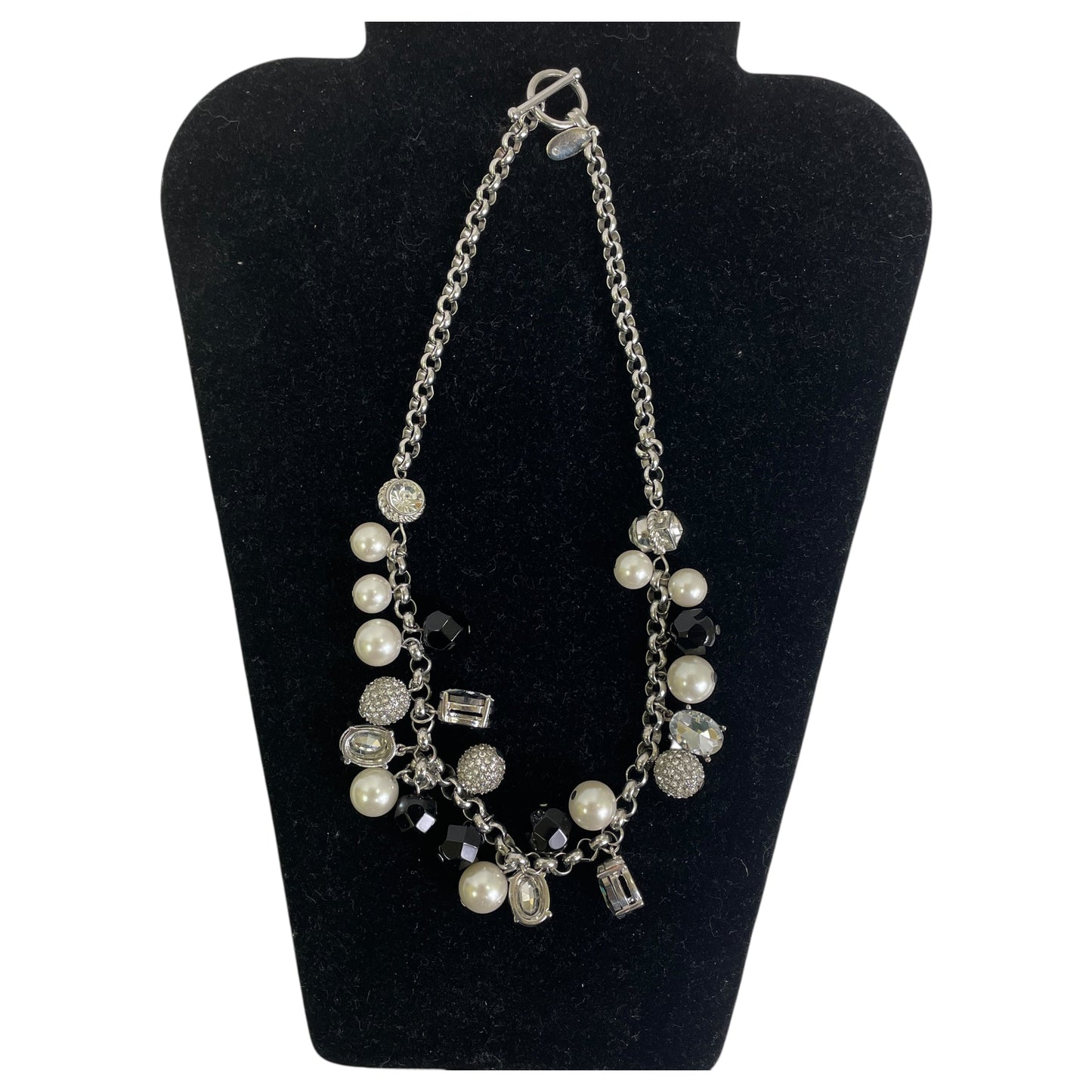NECKLACE STATEMENT by ANN TAYLOR In BLACK & WHITE