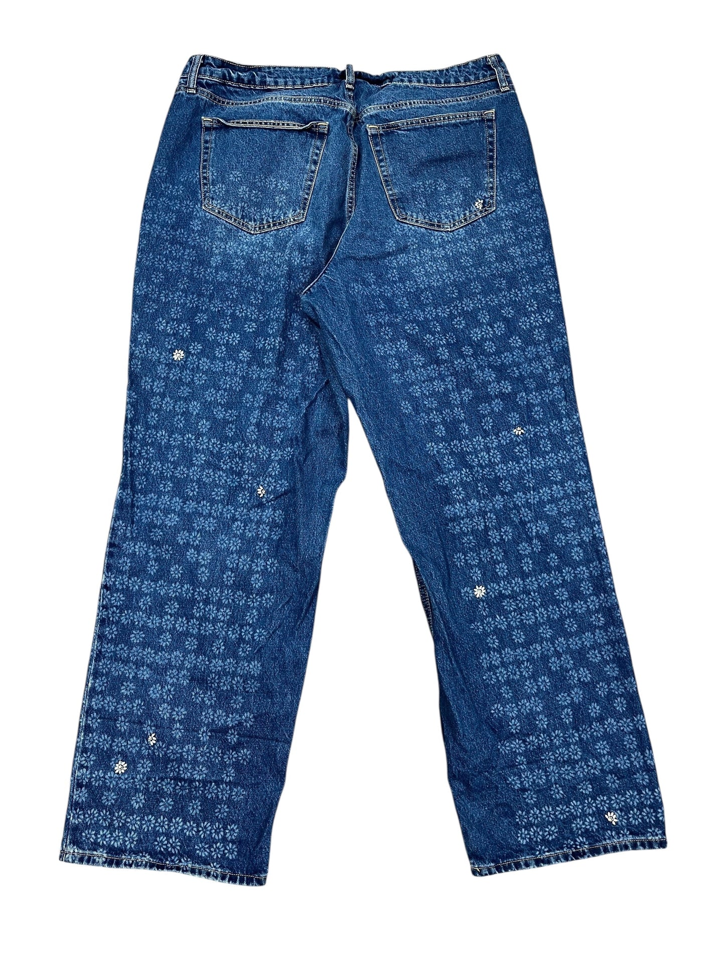 Jeans Boyfriend By Universal Thread In Blue Denim, Size:16