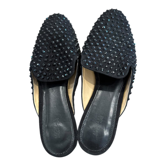 Shoes Flats By Michael By Michael Kors In Black, Size:10
