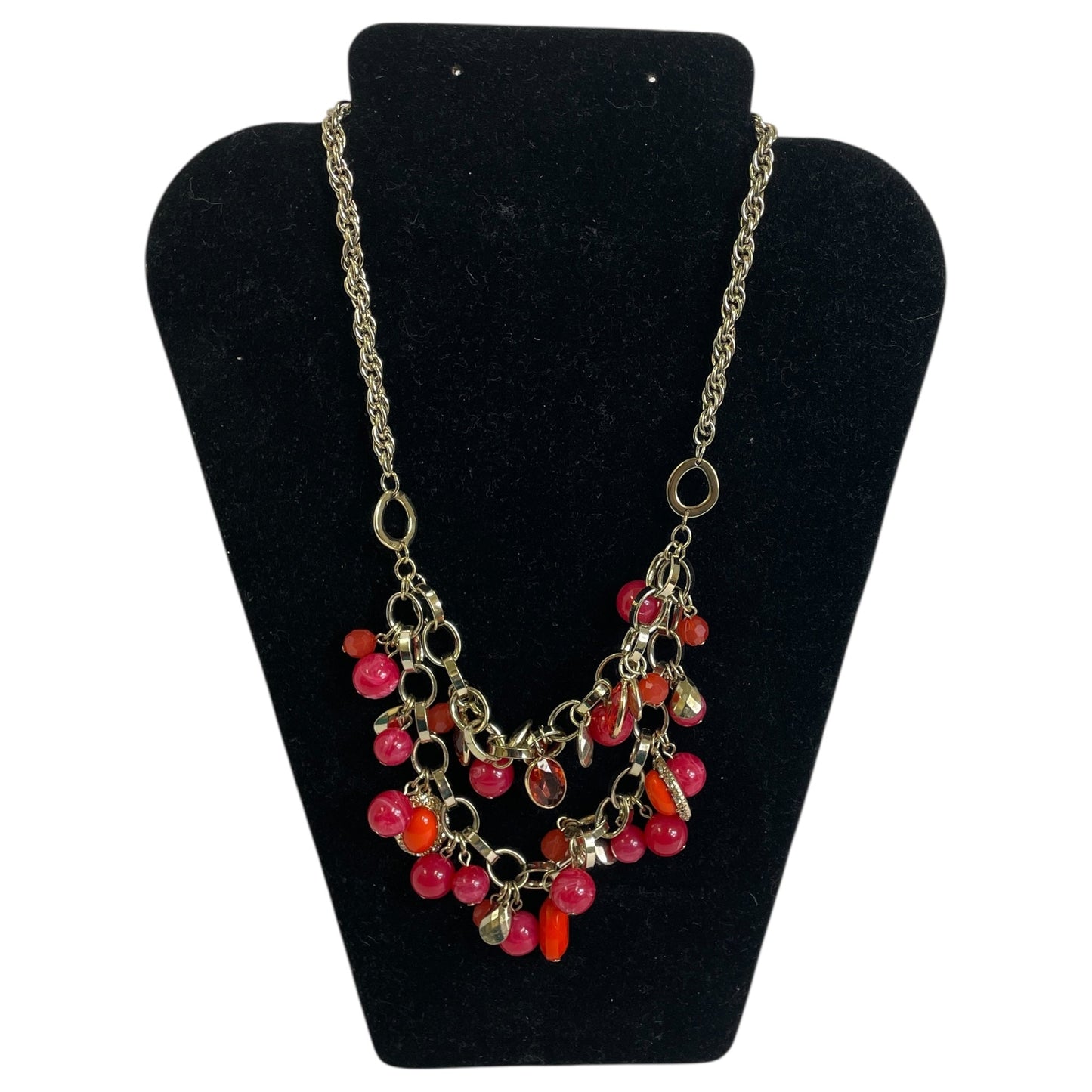 NECKLACE STATEMENT by ANN TAYLOR In PINK