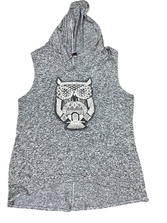 Top Sleeveless By Free Kisses In Grey, Size:3X