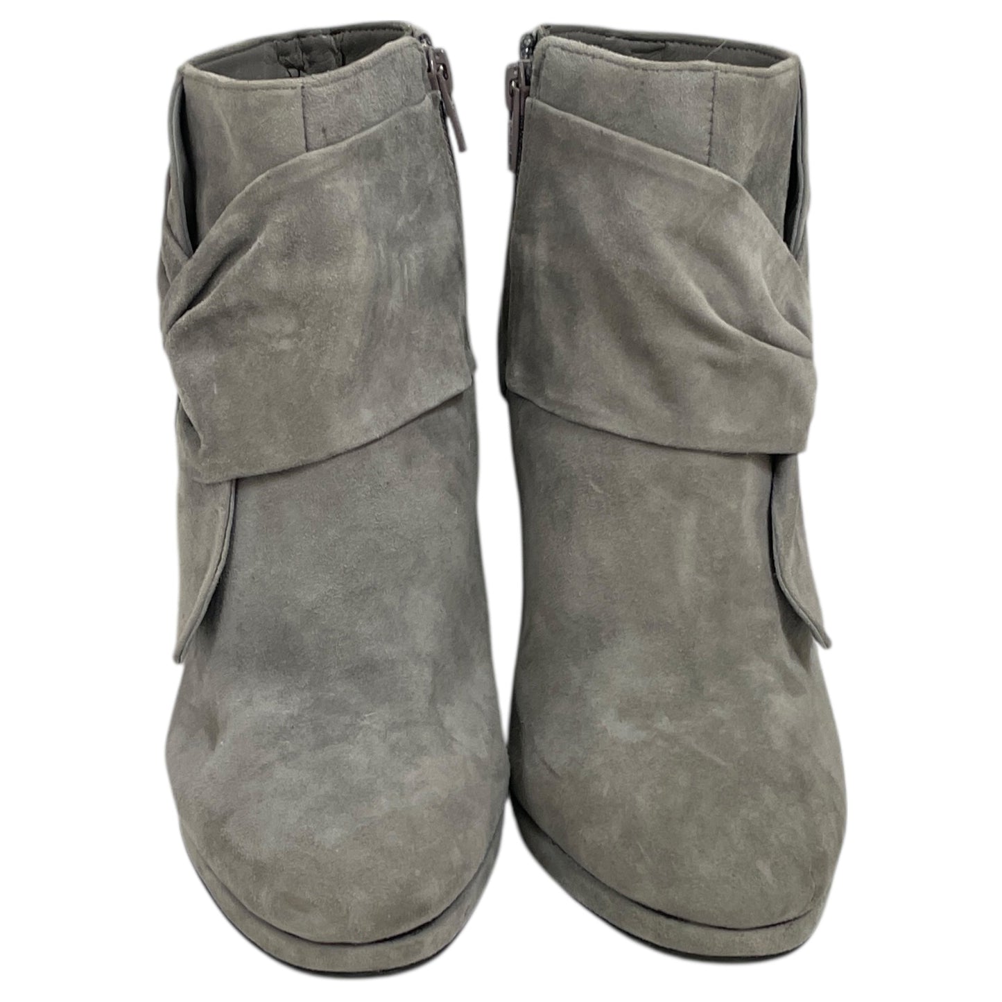 Boots Ankle Heels By Gianni Bini In Grey, Size:8
