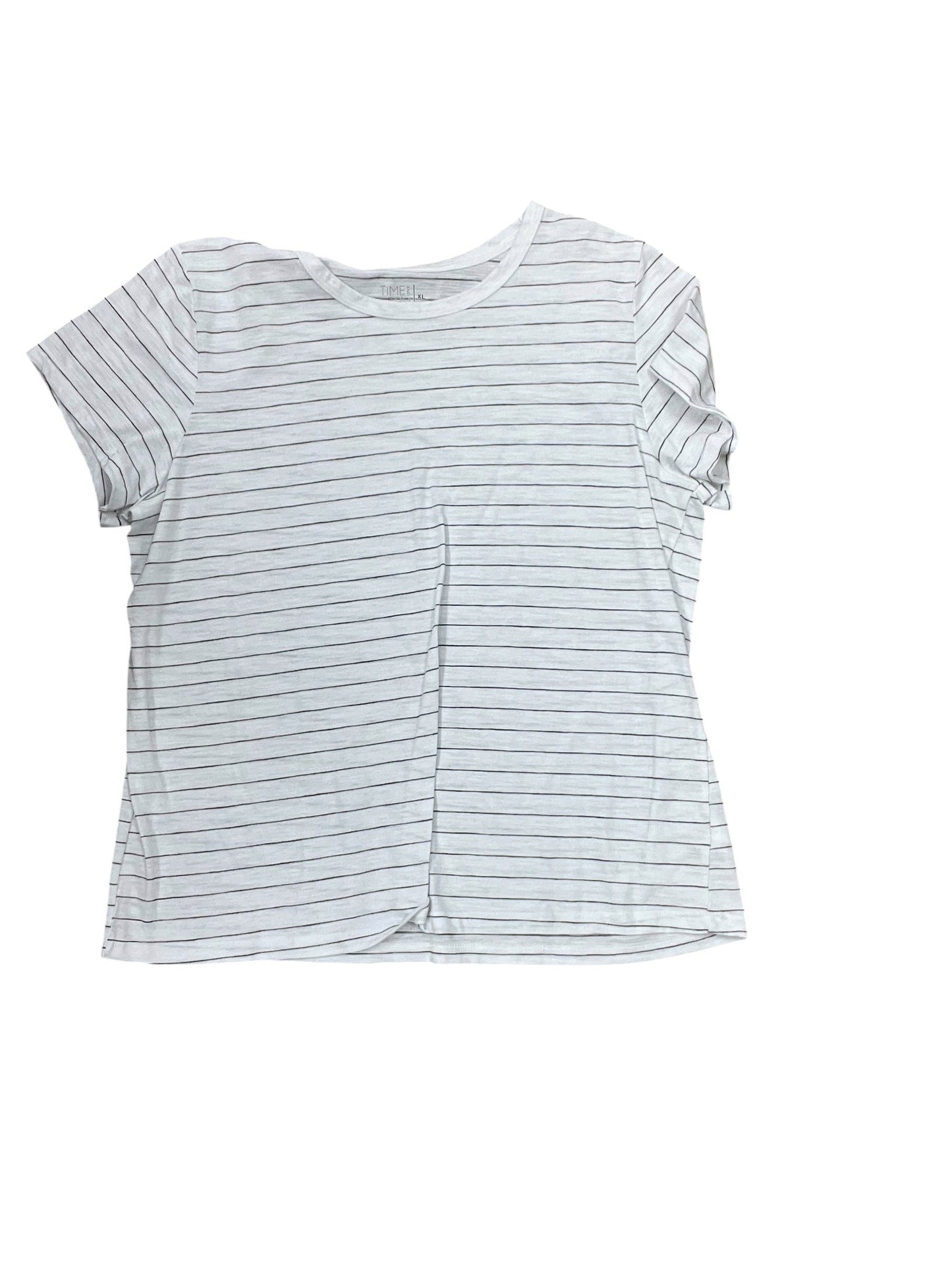 Top Ss By Time And Tru In White, Size:Xl