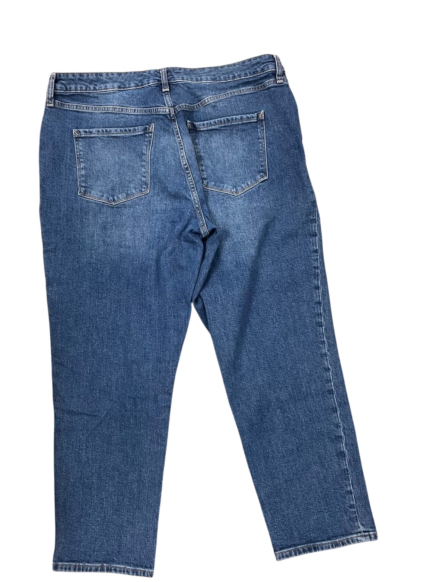 Jeans Boyfriend By Ana In Blue Denim, Size:14