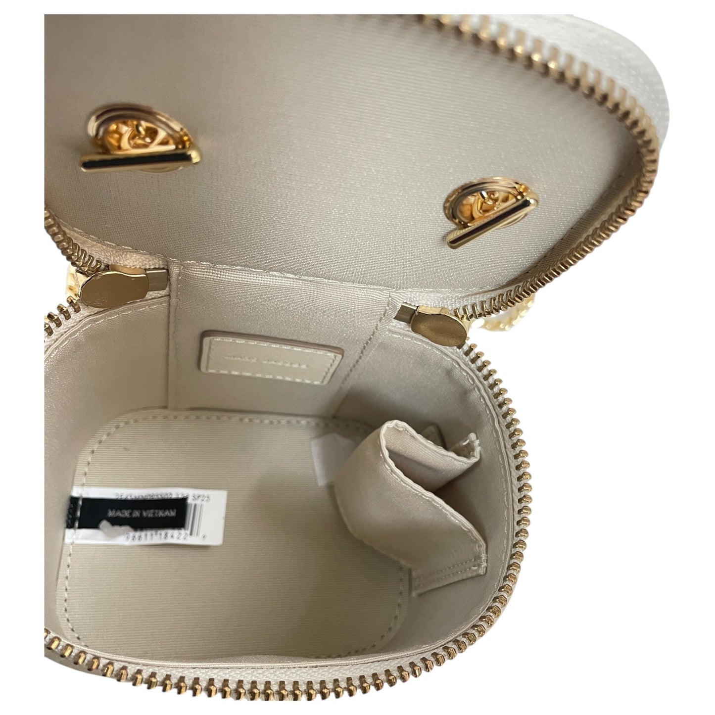 Handbag Luxury Designer By Marc Jacobs In Cream, Size:Small