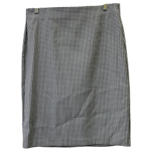 Skirt Mini & Short By Adrianna Papell In Black & White, Size:8