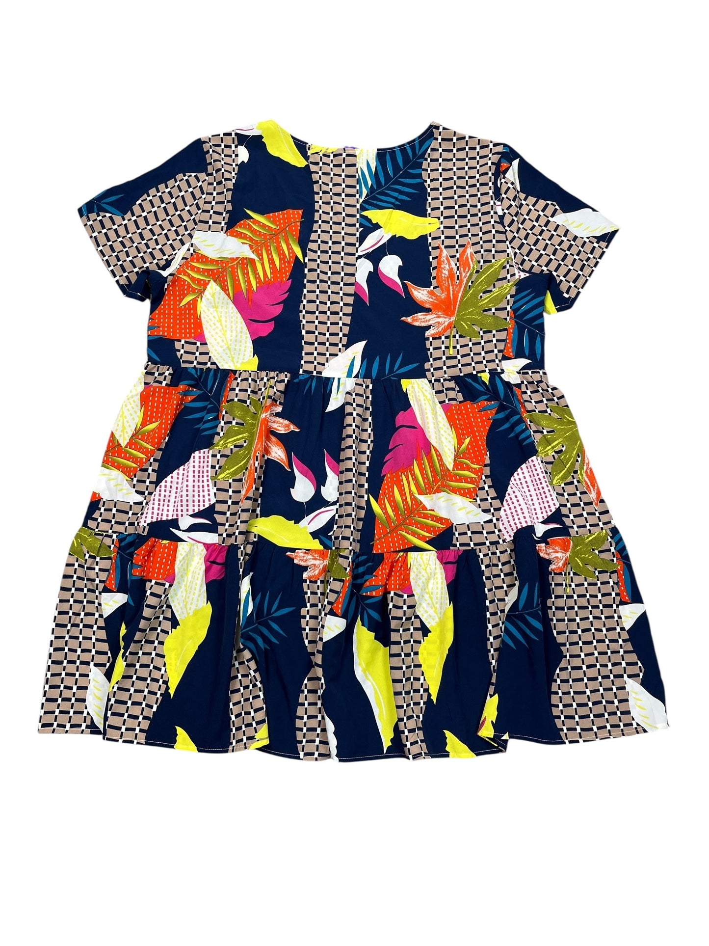 Dress Casual Midi By Clothes Mentor In Multi, Size:2X