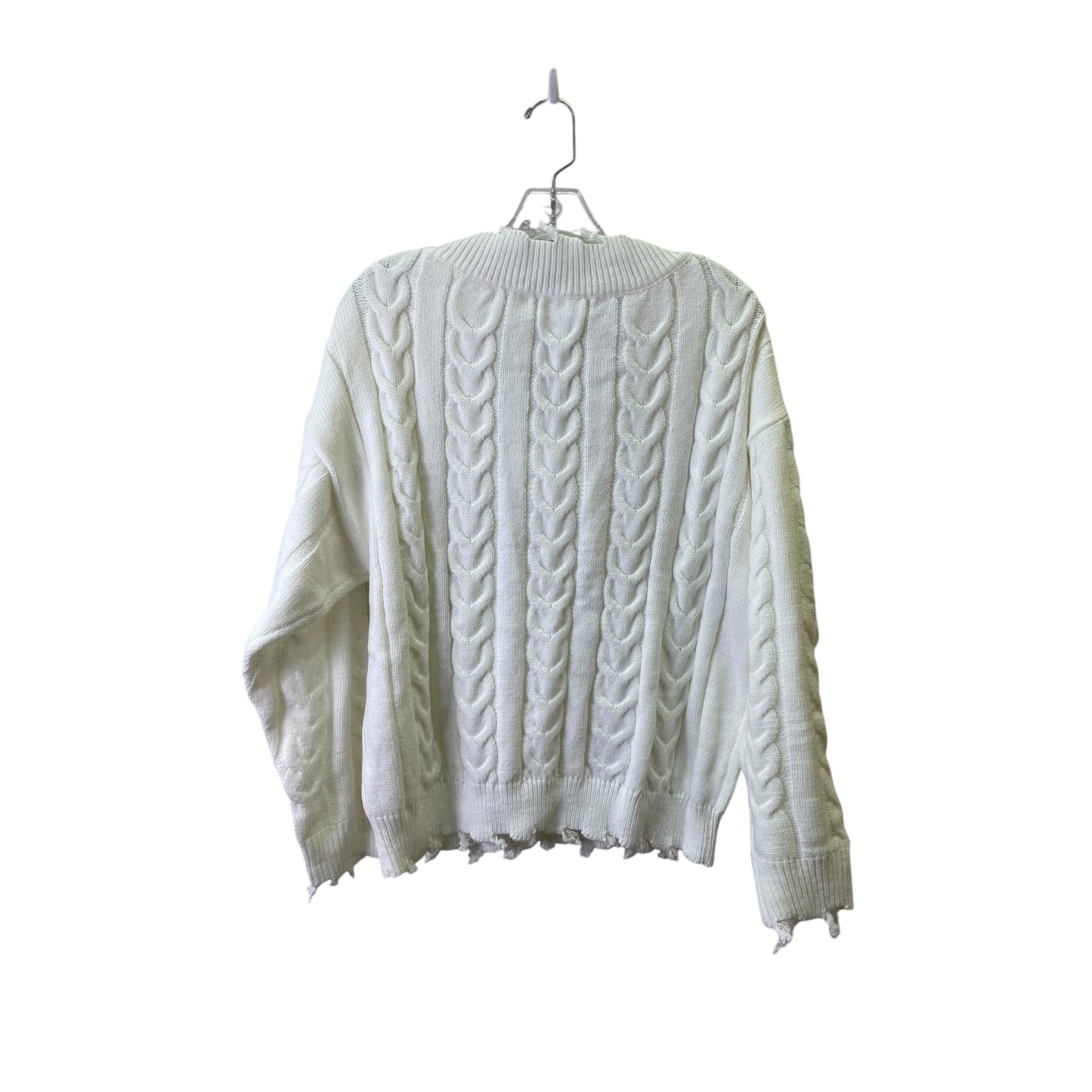 Sweater By B In White, Size:L