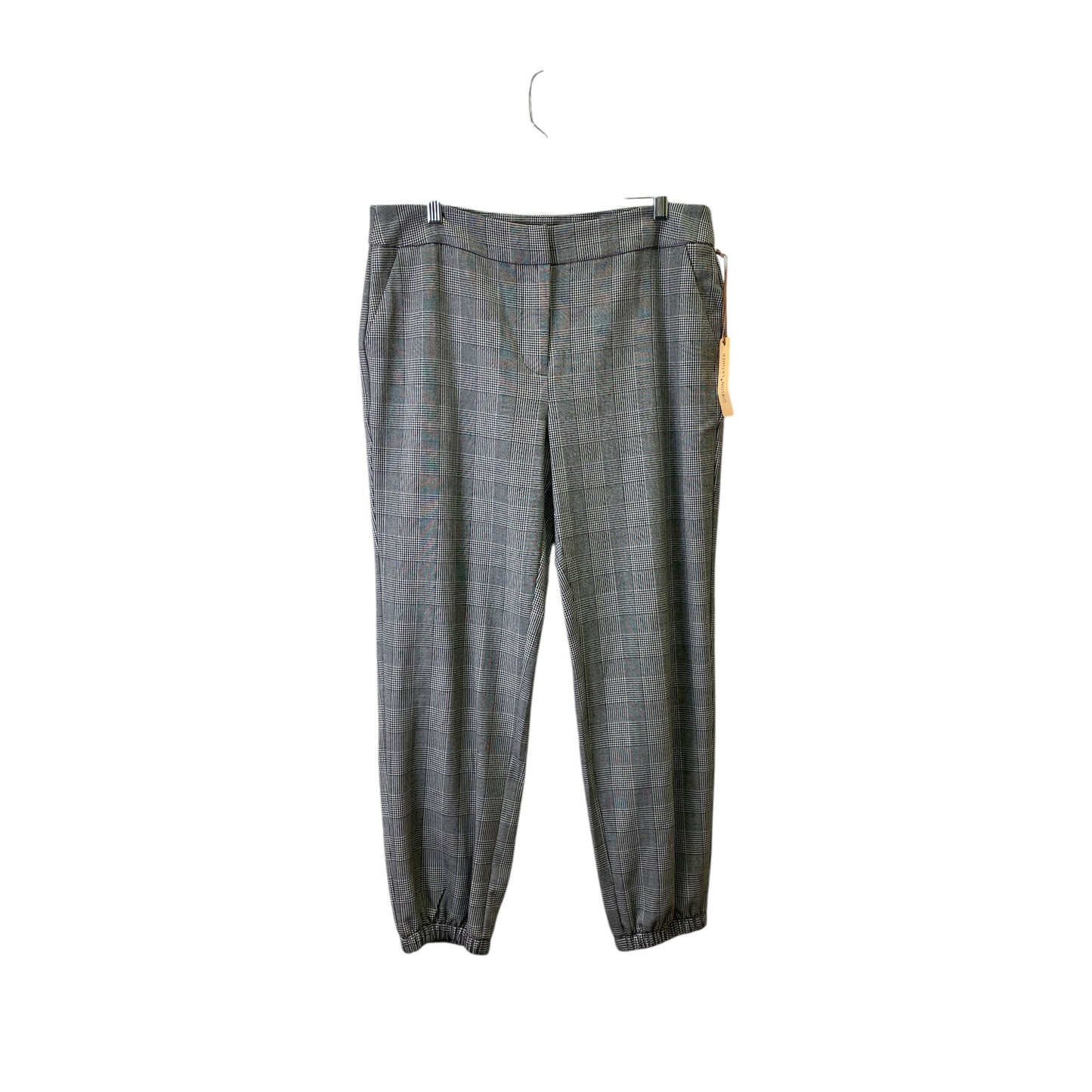 Pants Joggers By Gibson And Latimer In Plaid Pattern, Size:8