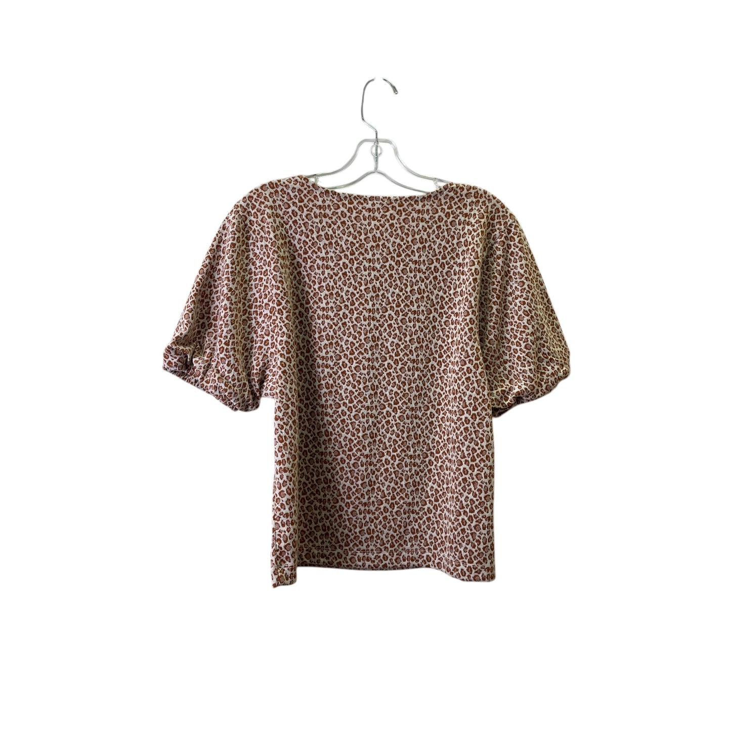 Top Ss Basic By Loft In Brown, Size:Sp