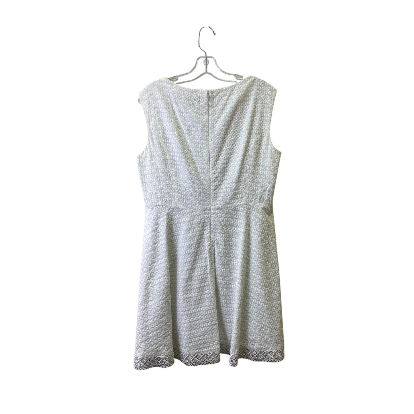 Dress Party Midi By Tahari By Arthur Levine In White, Size:12P