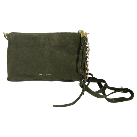 Crossbody Designer By Rebecca Minkoff In Green, Size:Small