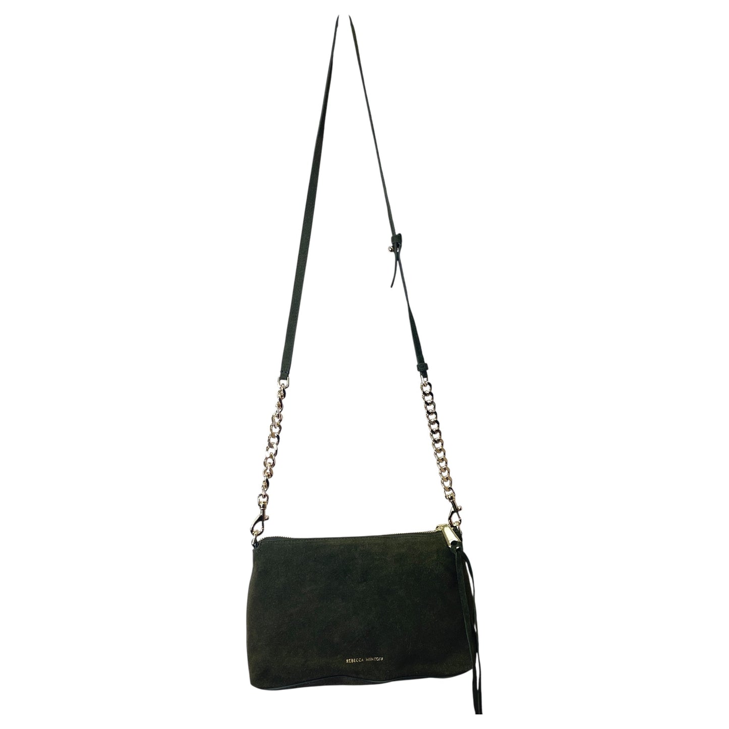 Crossbody Designer By Rebecca Minkoff In Green, Size:Small