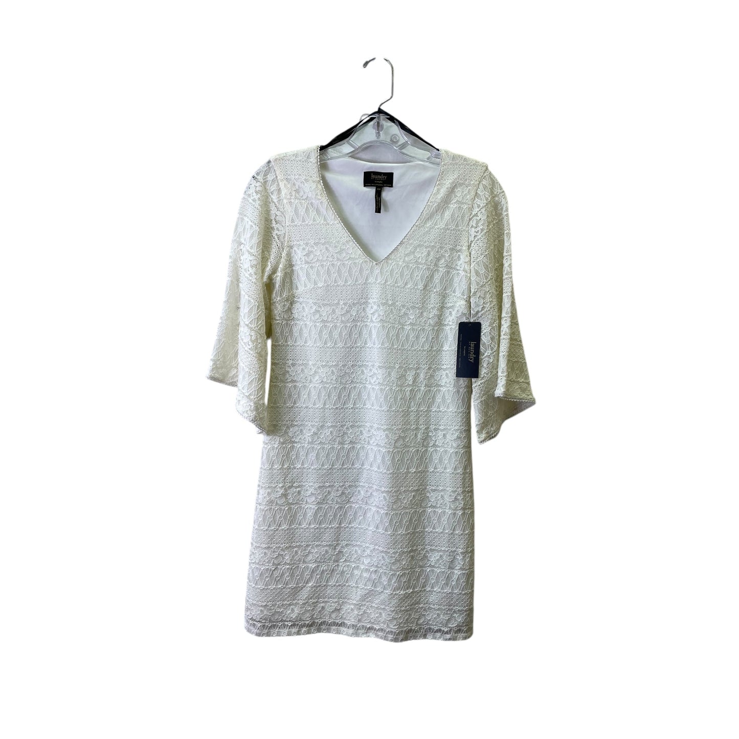 Dress Party Midi By Laundry In Cream, Size:Xs