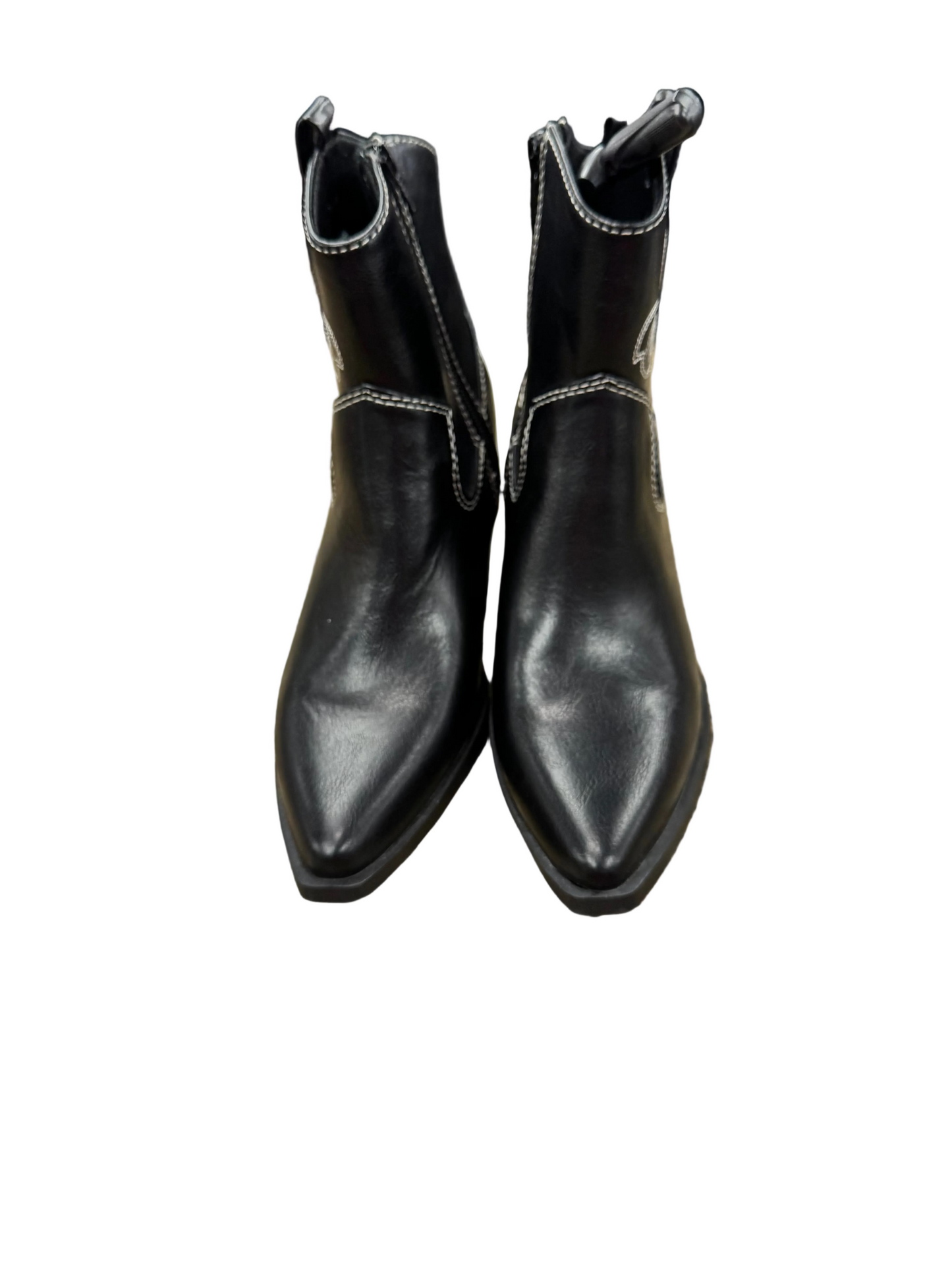 Boots Ankle Heels By Old Navy In Black, Size: 6