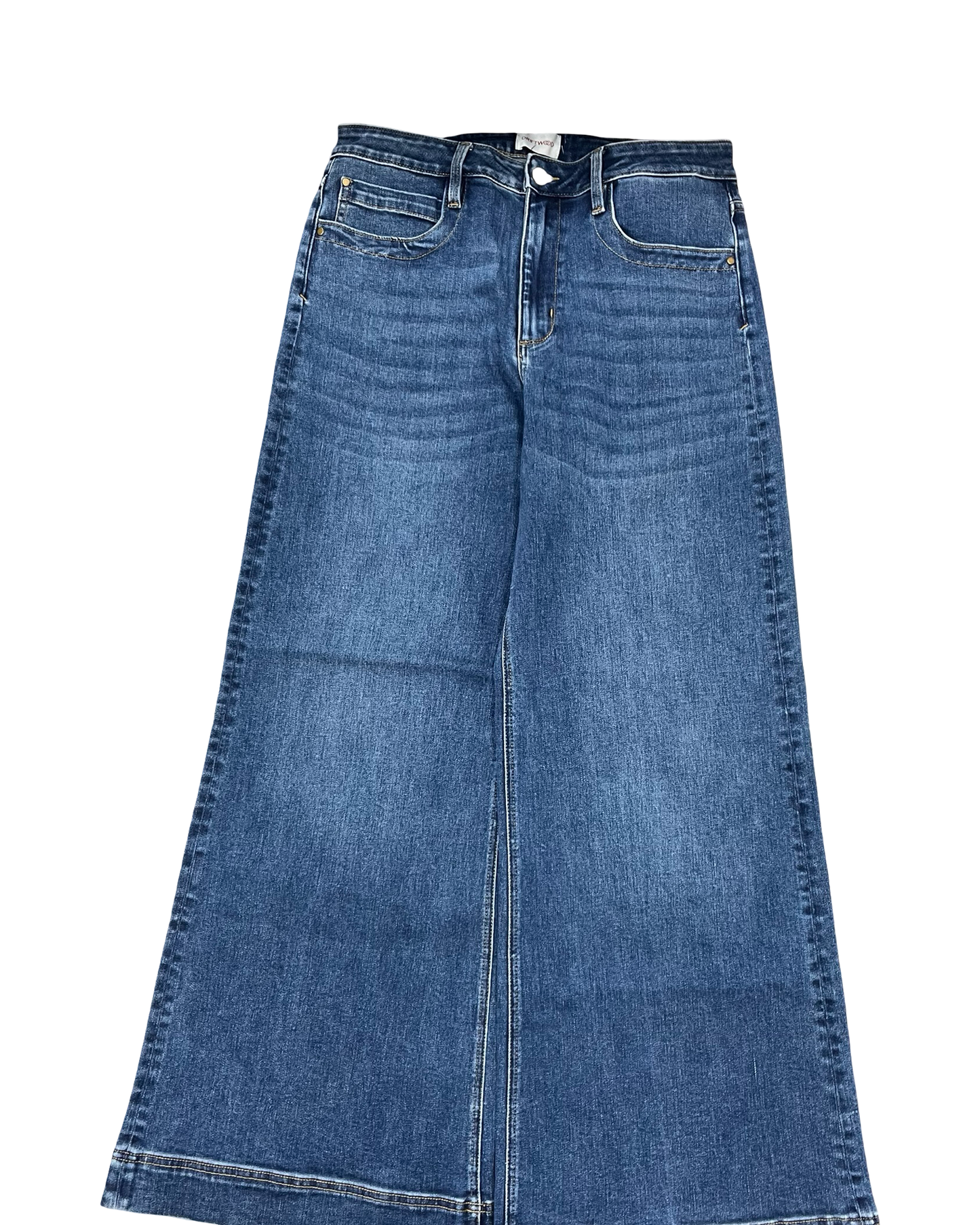 Jeans Wide Leg By Driftwood In Blue Denim, Size:12