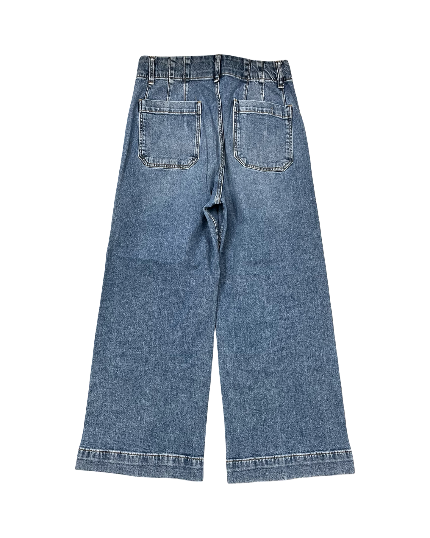 Jeans Straight By Pilcro In Blue Denim, Size:12