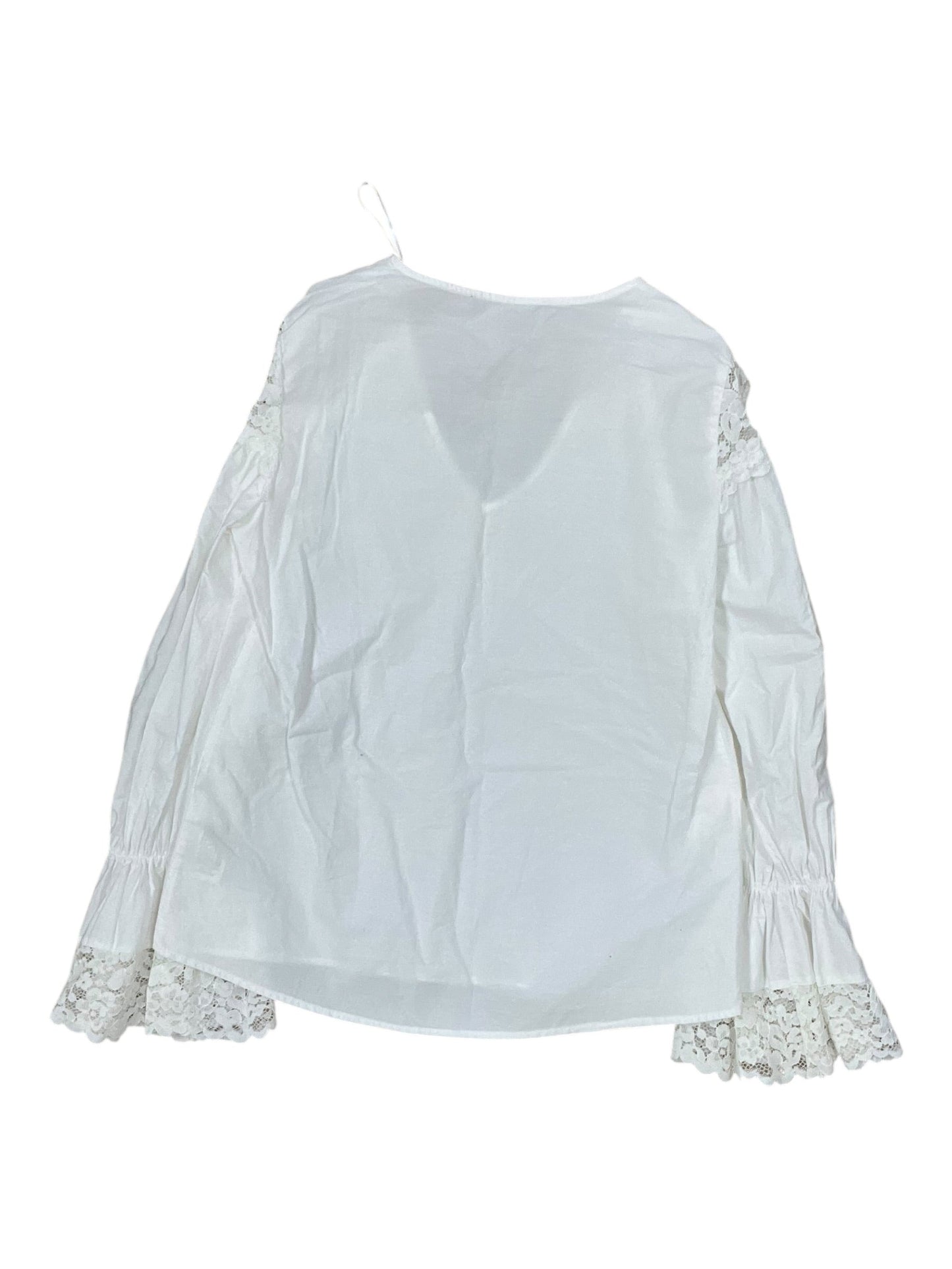 Top Ls By Zara Basic In White, Size:S