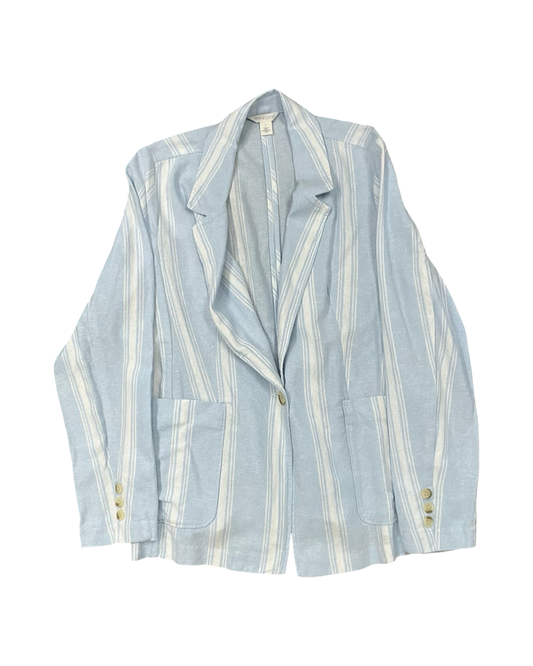 Blazer By Caslon In Blue & White, Size:L