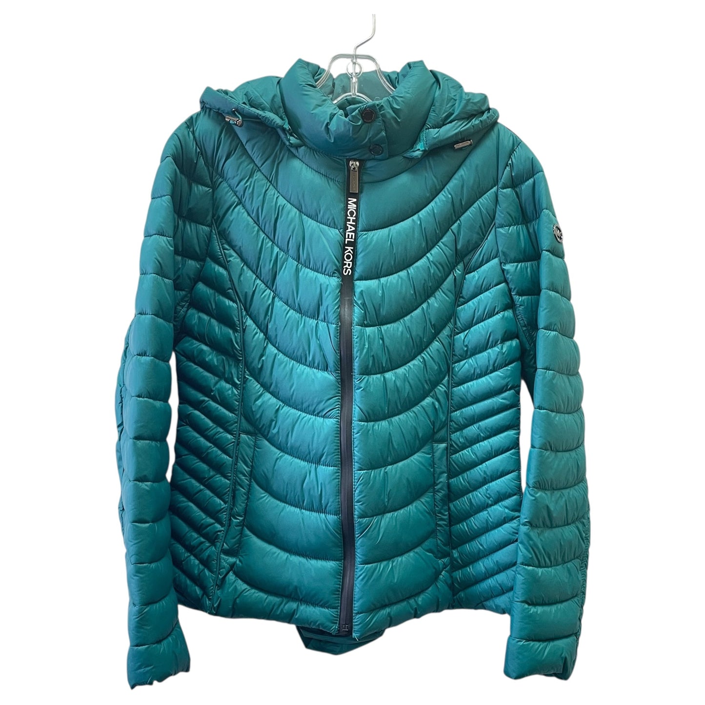 Jacket Puffer & Quilted By Michael By Michael Kors In Green, Size:S