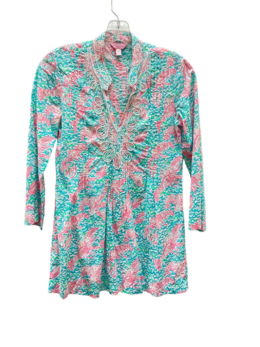Top Ls Designer By Lilly Pulitzer In Pink, Size:Xs